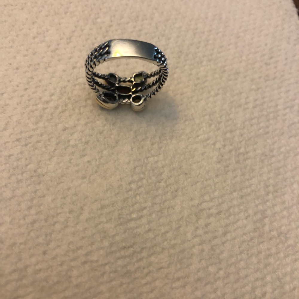 Multi-Colored Ss Ring - image 4